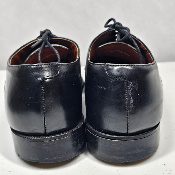 Vintage Bostonian Classics First Flex Black Lace Up Derby Shoes Men's 9.5 M - Picture 7 of 10